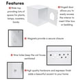 thumbnail image 5 of Internet's Best Decorative Cat House & Side Table - White, 5 of 11
