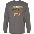 thumbnail image 3 of Inktastic Utah Vacation Bear Silhouette Long Sleeve T-Shirt, 3 of 5