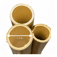 thumbnail image 3 of 6 Feet Long Natural Thick Red Bamboo Poles 1.5 in WIDE - Pack of 3, 3 of 4