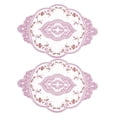 thumbnail image 1 of Salvamanteles de Encaje Retro Unique Bargains 2 Paquetes 12X17 pulgadas morado, 1 of 7