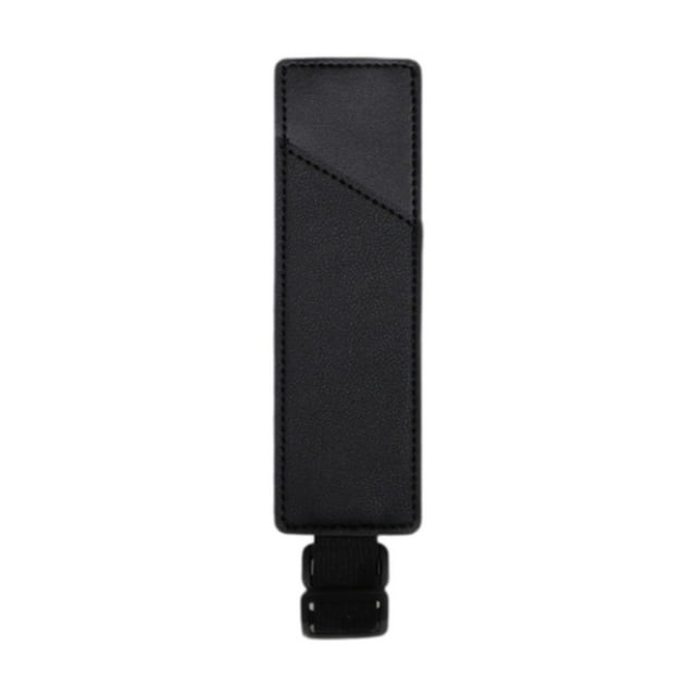 Elastic Band Pen Holder Tablet Notebook Punta Policonía Organizador de papelería Case de bolígrafos de manga de lápiz para planificadores Diarios Negro