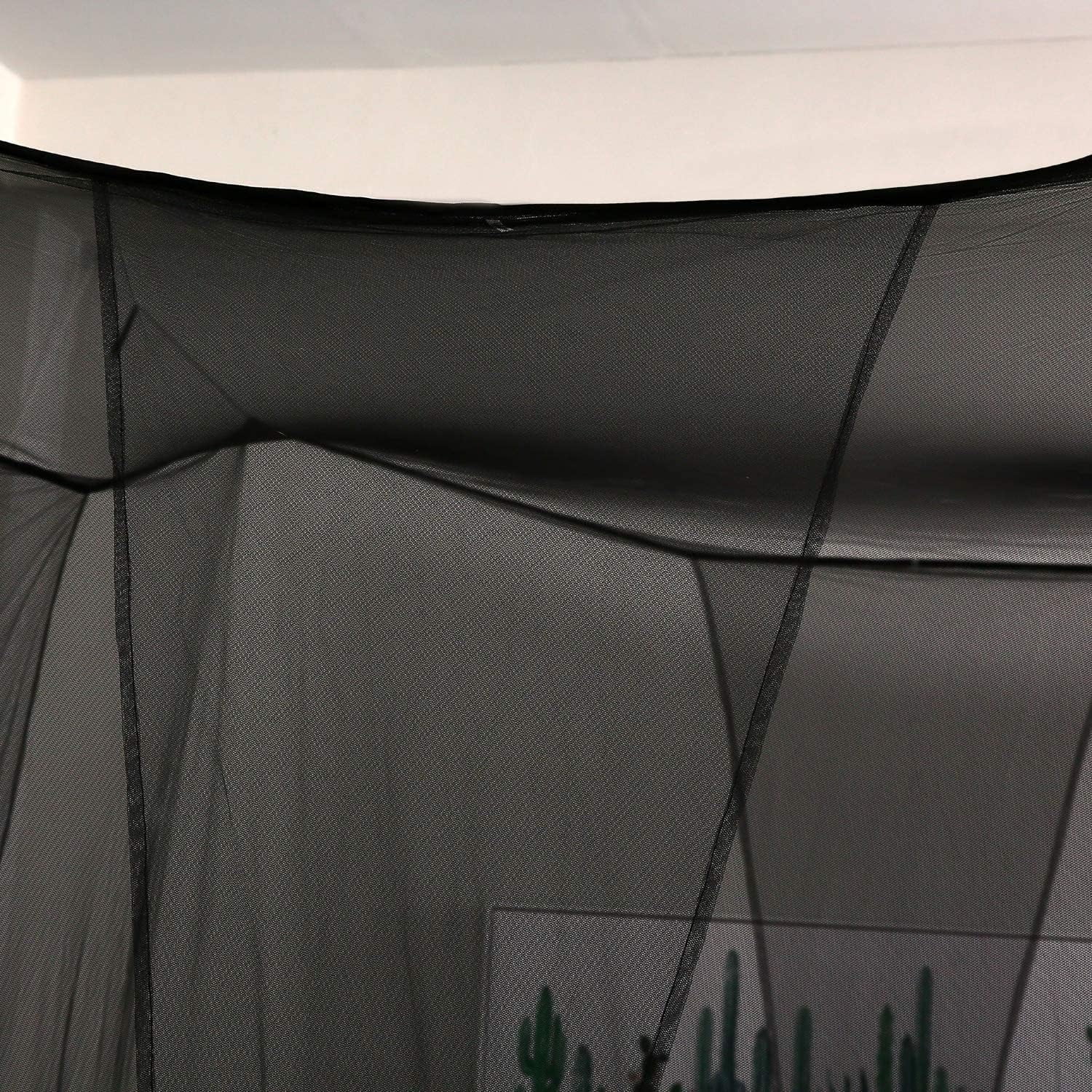 Bed Cover, Full Bed Curtain, Courtyard Mosquito Net Curtain, Indoor and Outdoor Mosquito Net, Gothic Black Bed Cover, Halloween Decorative Mesh Canopy Curtain