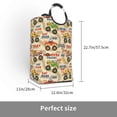 thumbnail image 2 of Disketp Animal Truck Square Laundry Bag Large Collapsible Dirty Clothes Bags With Handles Waterproof Essentials Storage For College Dorm, Family, 2 of 5