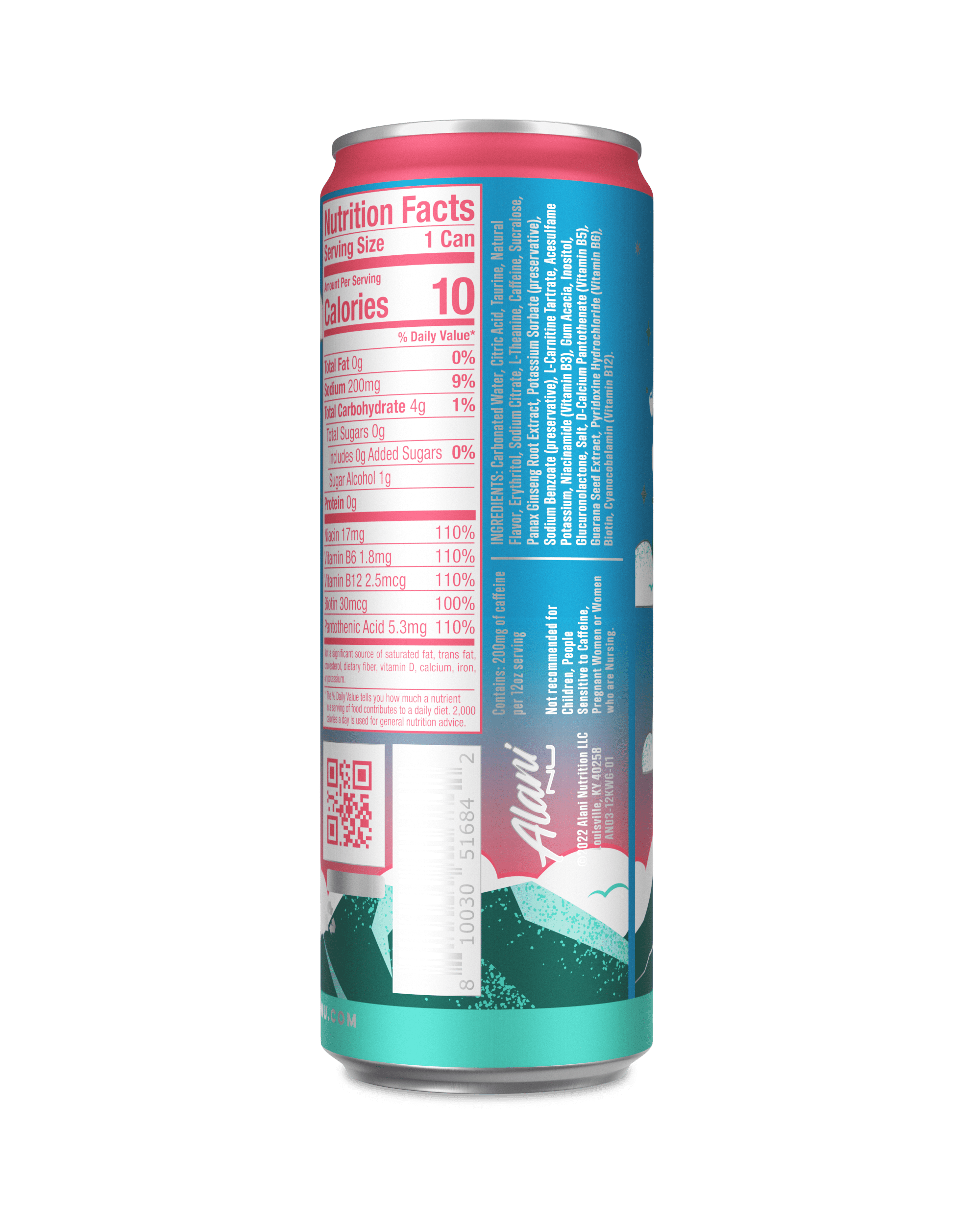 Alani Nu Energy Drink - Kiwi Guava - 12oz Cans (Single Cans)