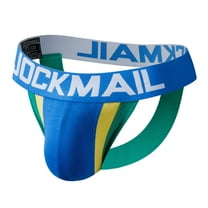 JOCKMAIL Men's Thong Underwear Men's Jockstrap Breathable Underwear Sexy Jock Strap