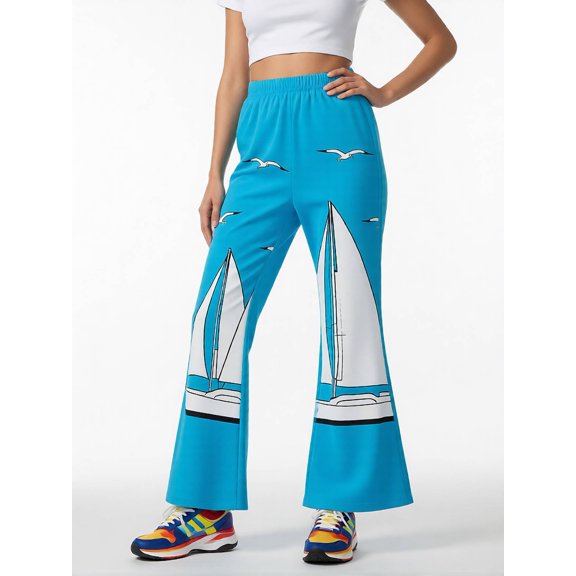 Girls Durable Pants Slim-Fit Flare Leg Flare Leggings Urban Trousers for Kids Girls Age 3-13