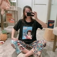 thumbnail image 2 of v3 LEDORA Pyjama de Nuit Cartoon Pyjama à Manches Longues Robe Baju Tidur, 2 of 7
