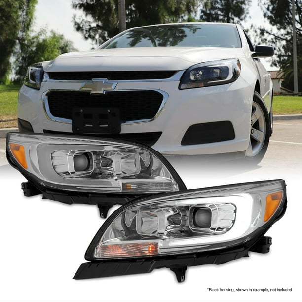 Fit 1315 Chevy Malibu 16 Limited LED Strip DRL Projector Headlight Assembly