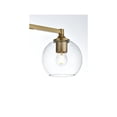 thumbnail image 6 of Living District 33" Wall Sconce In Satin Gold, 6 of 8