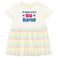 thumbnail image 3 of Inktastic July 4th Im Going to Be a Big Sister Girls Baby Dress, 3 of 5