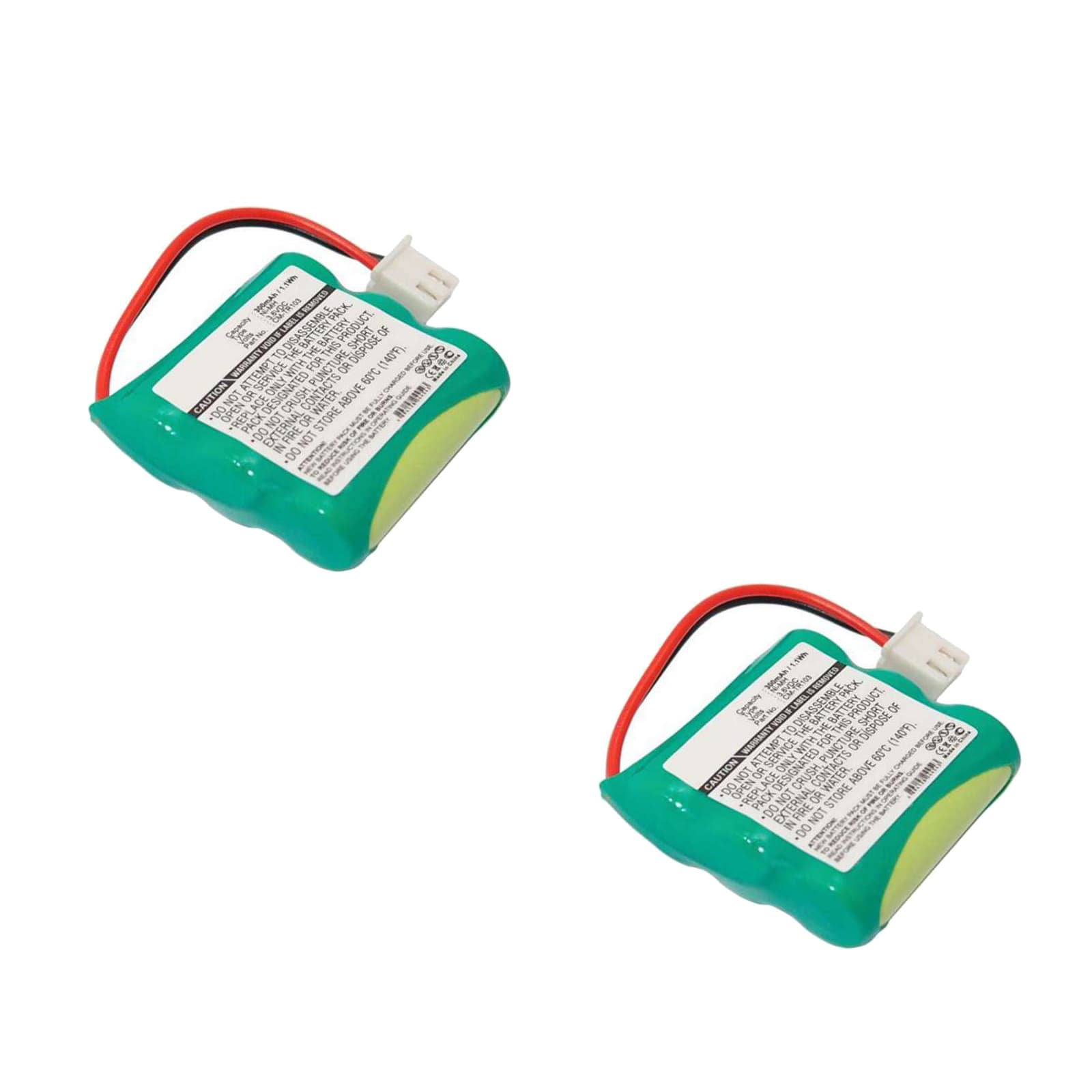 2x 3.6V Battery fits TriTronics 1038100G Dantona 1038100D Dog Collar