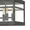 thumbnail image 7 of 4 Light Medium Outdoor Flush Mount in Transitional Style 12 inches Wide By 12 inches High-Oil Rubbed Bronze Finish Bailey Street Home 81-Bel-3088087, 7 of 7