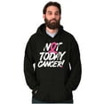 thumbnail image 5 of Not Today Breast Cancer Awareness BCA Hoodie Sweatshirt Women Brisco Brands M, 5 of 6
