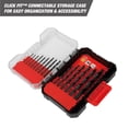 thumbnail image 6 of Hyper Tough 15-Piece Black Oxide Drill Bit Set in Click Fit Case, 6 of 18