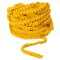 thumbnail image 1 of Unique Bargains Ruban à Franges Pompon 10 Yards Accessoire de Couture Bricolage, 5mm Jaune, 1 of 6