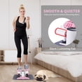 thumbnail image 5 of ZENOVA  Steppers for Exercise  with Non-slip Mat, Mini Stair Stepper with  Resistance Bands(Pink), 5 of 7