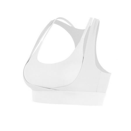

Big sales!!Women s Elastic Ribbed Beautiful Back Sports Bra Shockproof Running Fitness Quick Dry Gathering Training Yoga Bralette
