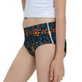 thumbnail image 7 of Pofeuu Mexican Flower Print Soft Cotton Underwear Girls'Briefs Soft Undies, 7 of 7