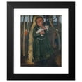 thumbnail image 2 of Paula Modersohn-Becker 15x18 Black Modern Framed Museum Art Print Titled - Girl in a Birch Forest with Cat (circa 1904), 2 of 5