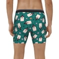 thumbnail image 4 of Cauagu Halloween Ghosts Print Men's Boxer Briefs, Funny & Cute Underwear Elastic Waistband Briefs Ideal Gift for Men,1-Pack, 4 of 7