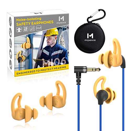 Ear Plug Headphones for Work, Mipeace 