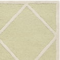 thumbnail image 3 of SAFAVIEH Cambridge Kennedy Geometric Wool Area Rug, Light Green/Ivory, 4' x 6', 3 of 5