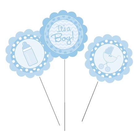 Blue Christmas Centerpieces Club Pack of 18 Blue