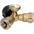 thumbnail image 1 of Barsinfi Splitter, Propane Tank Y Splitter Adapter, With Instrument, 2-way Lpg Adapter Tee Jointl, 1 of 2