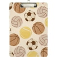 thumbnail image 1 of FMSHPON Sport Balls Clipboard Hardboard Wood Nursing Clip Board and Pull for Standard A4 Letter 13x9 inches, 1 of 6