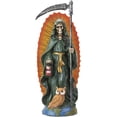 thumbnail image 1 of Pacific Giftware San Muerte, Hauteur 7,25 Pouces, Vert, Résine Moulée à Froid, Décoration Intérieure, 1 of 5