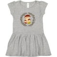 thumbnail image 3 of Inktastic Cottagecore Mushroom Wreath Girls Baby Dress, 3 of 5