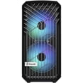 thumbnail image 2 of Fractal Design Torrent Compact RGB Light Tempered Glass E-ATX Mid-Tower Computer Case, Black, 2 of 9