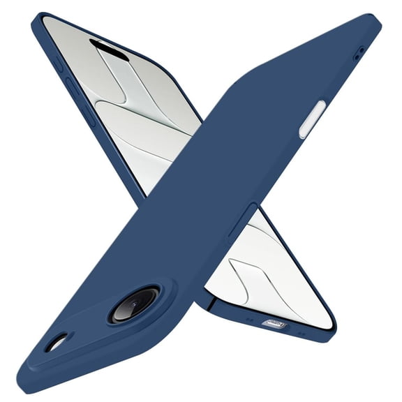 Dteck Slim Case for iPhone Air,Shockproof Matte PC Case Ultra-thin Back Phone Cover for iPhone Air,Blue
