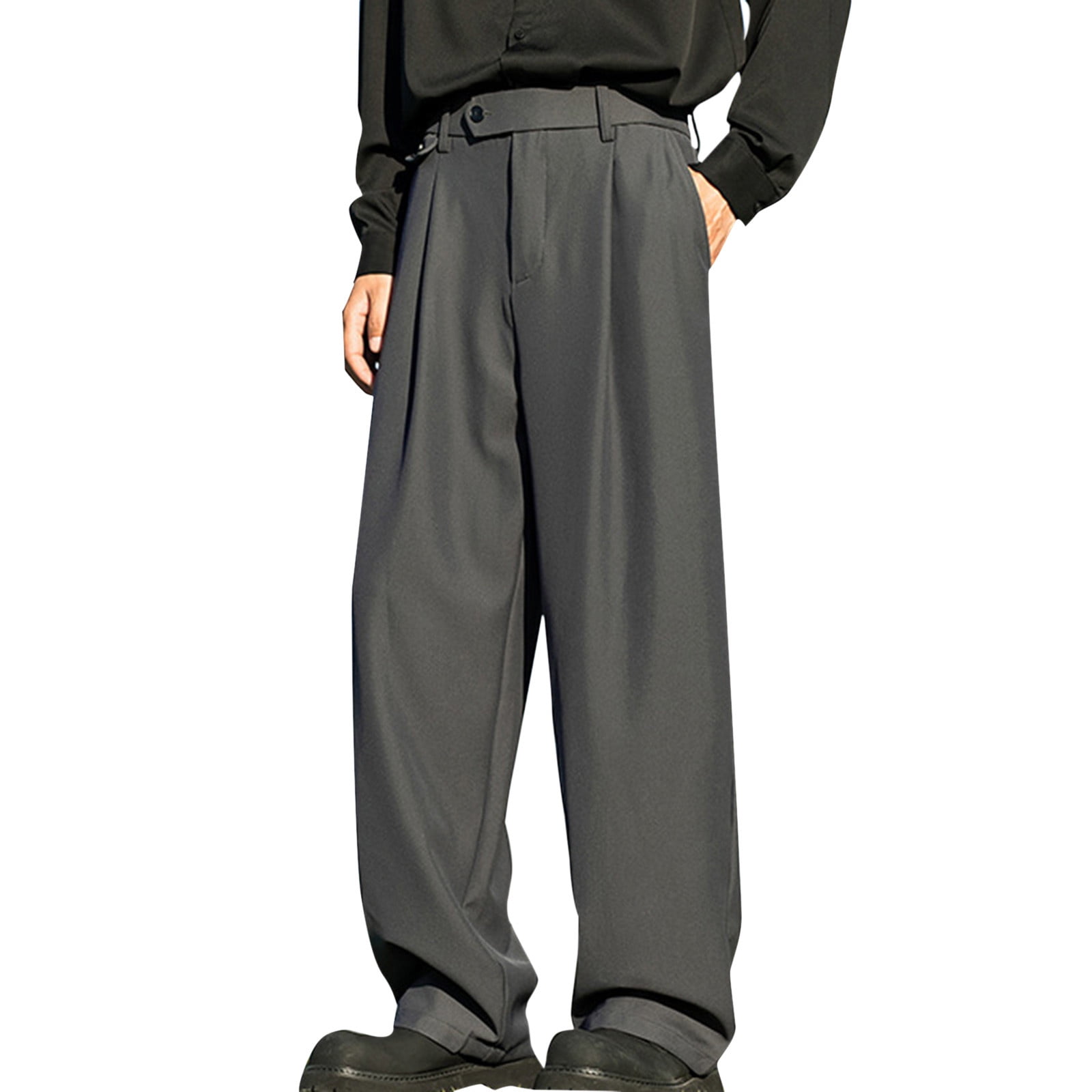Zszcpp High Waisted Pants Men'S Hanging Long Pocket Holidaay