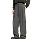 thumbnail image 1 of Pantalones de vestir holgados con pliegues para hombre, cintura elástica, mezcla de poliéster y algodón, para ocasiones formales y casuales (S-XL), 1 of 5