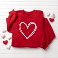thumbnail image 5 of Wo-Fusoul Chandail à Capuchon de la Saint-Valentin pour Enfants, Manches Longues Doublé en Molleton Coupe Ample Décontracté à Imprimé Col Rond, pour Garçons et Filles de 1 à 13 Ans, 5 of 5