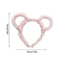 thumbnail image 4 of ZheElen Polyester Exquisite Workmanship Hair Hoop With Women Winter Thick Plush Premium Simply Khaki, 4 of 6