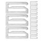 thumbnail image 5 of 20 hebillas de metal para capa de barbero, ganchos de repuesto para correa de capa de barbero, clips de fijación para ajuste de capa de barbero, color plateado., 5 of 6
