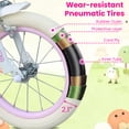 thumbnail image 5 of Ambifirner Kids Bikes For Girls: 12 14 16 Inch Kids Bike With Training Wheels, Streamers, Basket And Doll Seat, Children Bicycles With Dual Brake System, Multiple Colors, 5 of 8
