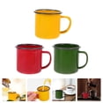 thumbnail image 2 of EeaseMX 3 tazas esmaltadas de estilo retro, pequeñas y de colores, multifunción, para niños., 2 of 7