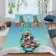 thumbnail image 2 of Fuera del Nido Conjunto de sábanas temático, trío de piezas, cómodo y amigable con la piel, diseño único, regalo de decoración para el hogar para familiares, amigos y fans,135cm *200cm, 2 of 6