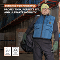 thumbnail image 4 of RefrigiWear Cooler Wear Vest - Insulated, Water-Repellent, Lightweight Work Vest for 10°F Cold Protection, 4 of 6