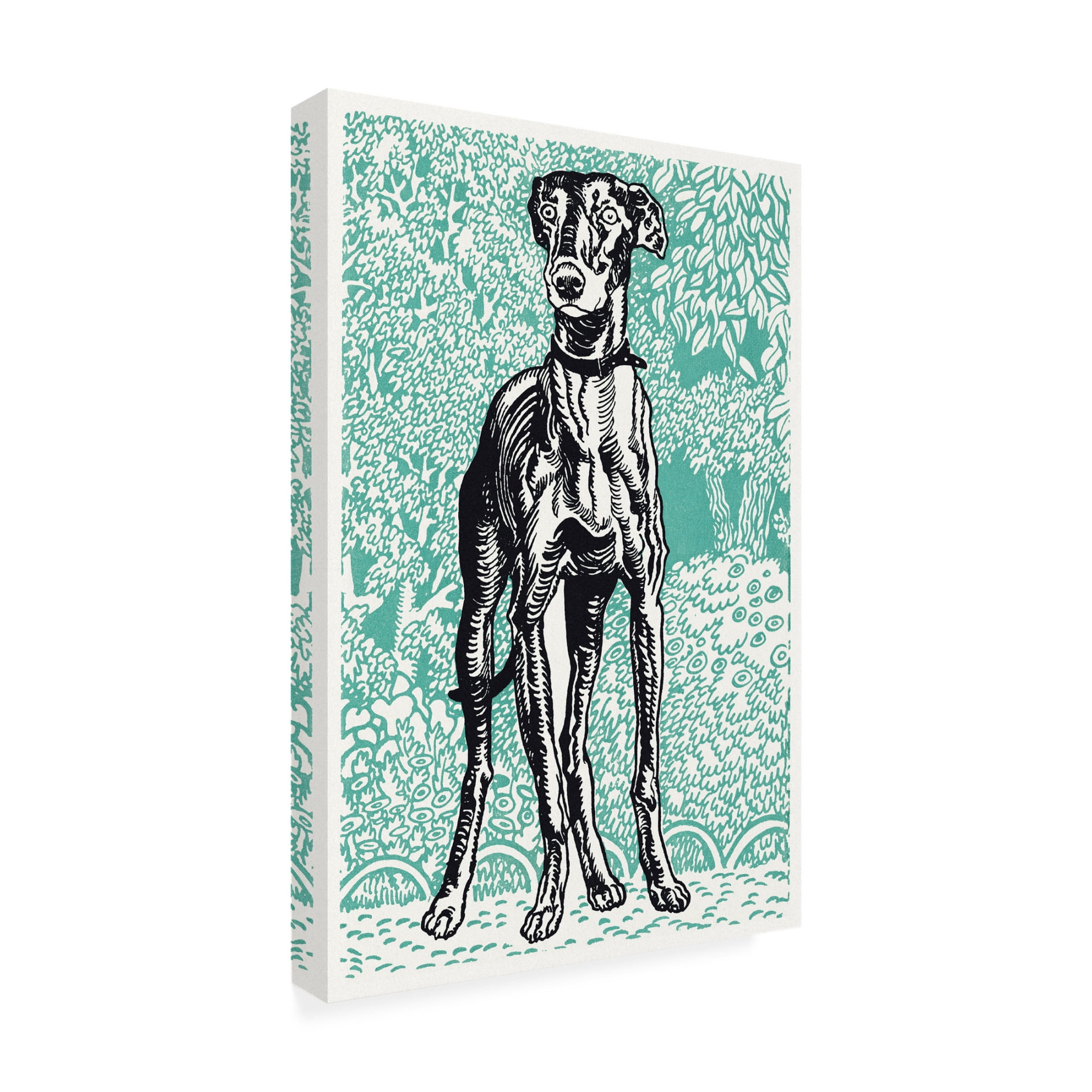 Trademark Fine Art Moriz Jung Jung's Dogs II Canvas Wall Art