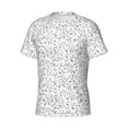 thumbnail image 5 of Vsdgher Poodle Dog Print Men's Dry Fit Mesh Athletic Shirts Moisture Wicking Tennis T-Shirt Tops, 5 of 9