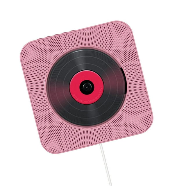 Youkk Lecteur CD Mural Bluetooth 4.2 avec Télécommande Boombox en Plastique ABS Pinl