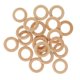 thumbnail image 5 of 20 anillos circulares de madera natural para hacer joyas y manualidades. 30mm, 5 of 9