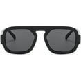 thumbnail image 2 of WWS-Retro Square Flat Top Aviator Sunglasses for Women Men, 2 of 4