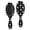 Black Halloween Ghosts and Bats, variant on Black Halloween Ghosts and Bats Brush, Detangling Hair Brush,Oval Paddle Hair Brush, PP Material Gifts for Holiday Birthday Gifts