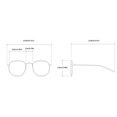 thumbnail image 2 of Jumpingount Monturas para gafas, estante para gafas, dulce regalo, fatiga visual, elegante, Unisex, anticomputadora, accesorios de oficina, Type3 NO3, 2 of 6