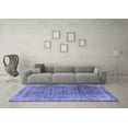 thumbnail image 3 of Ahgly Company Indoor Square Persian Blue Traditional Area Rugs, 8' Square, 3 of 4